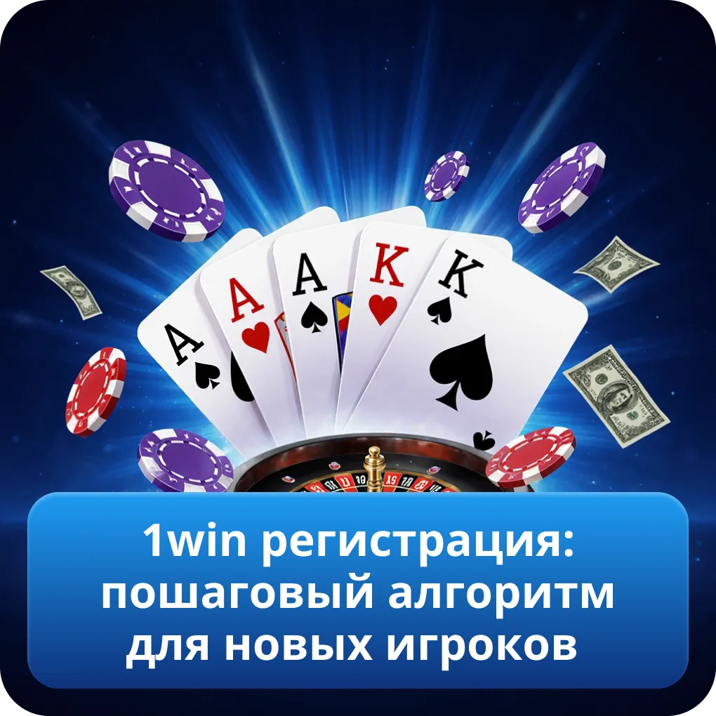 1win регистрация: пошаговый алгоритм для новых игроков